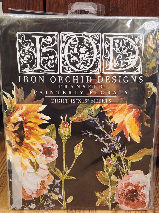 IOD TRANSFER- Painterly Florals