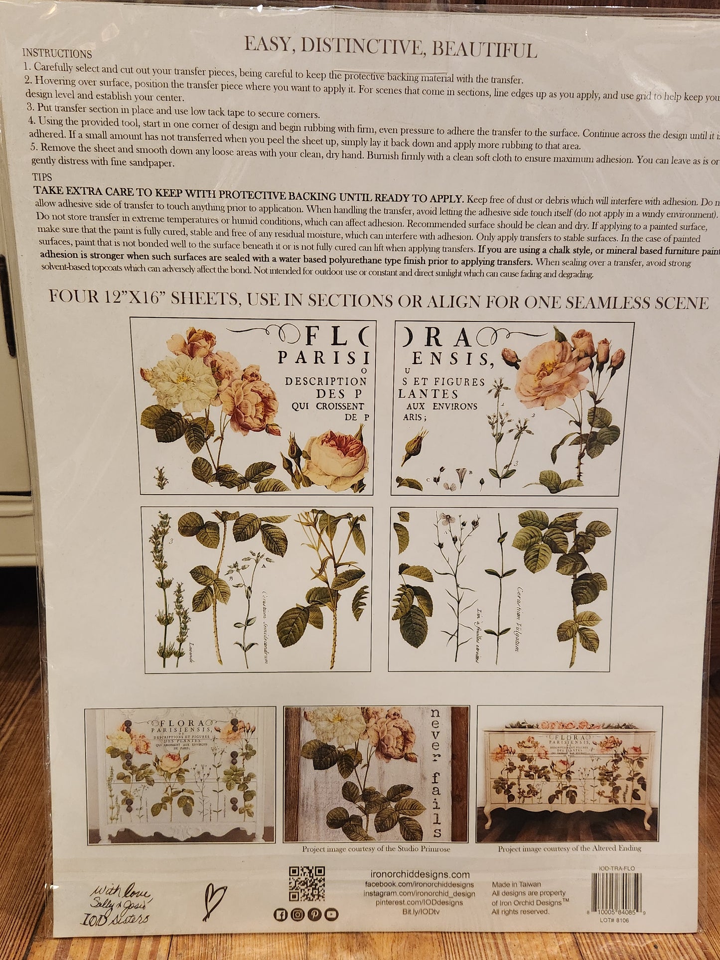 IOD TRANSFER- Flora Parisiensis