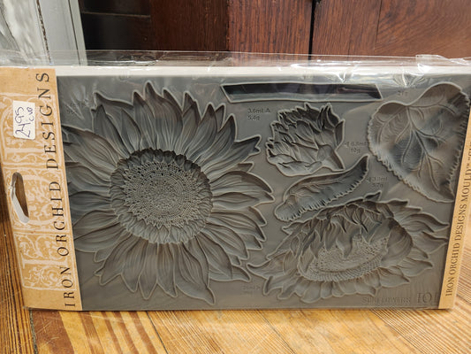 IOD MOULD Sunflowers