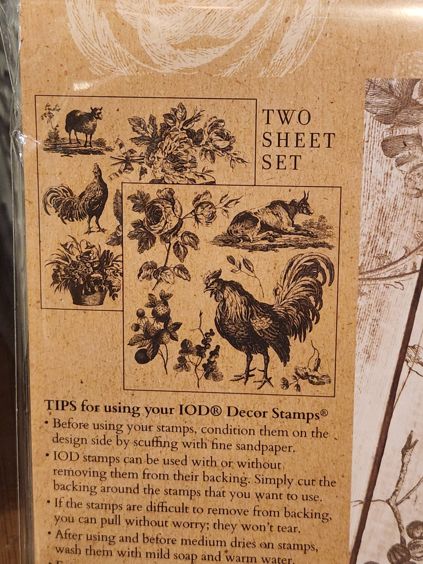IOD STAMP- LA Campagne- 2 sheets
