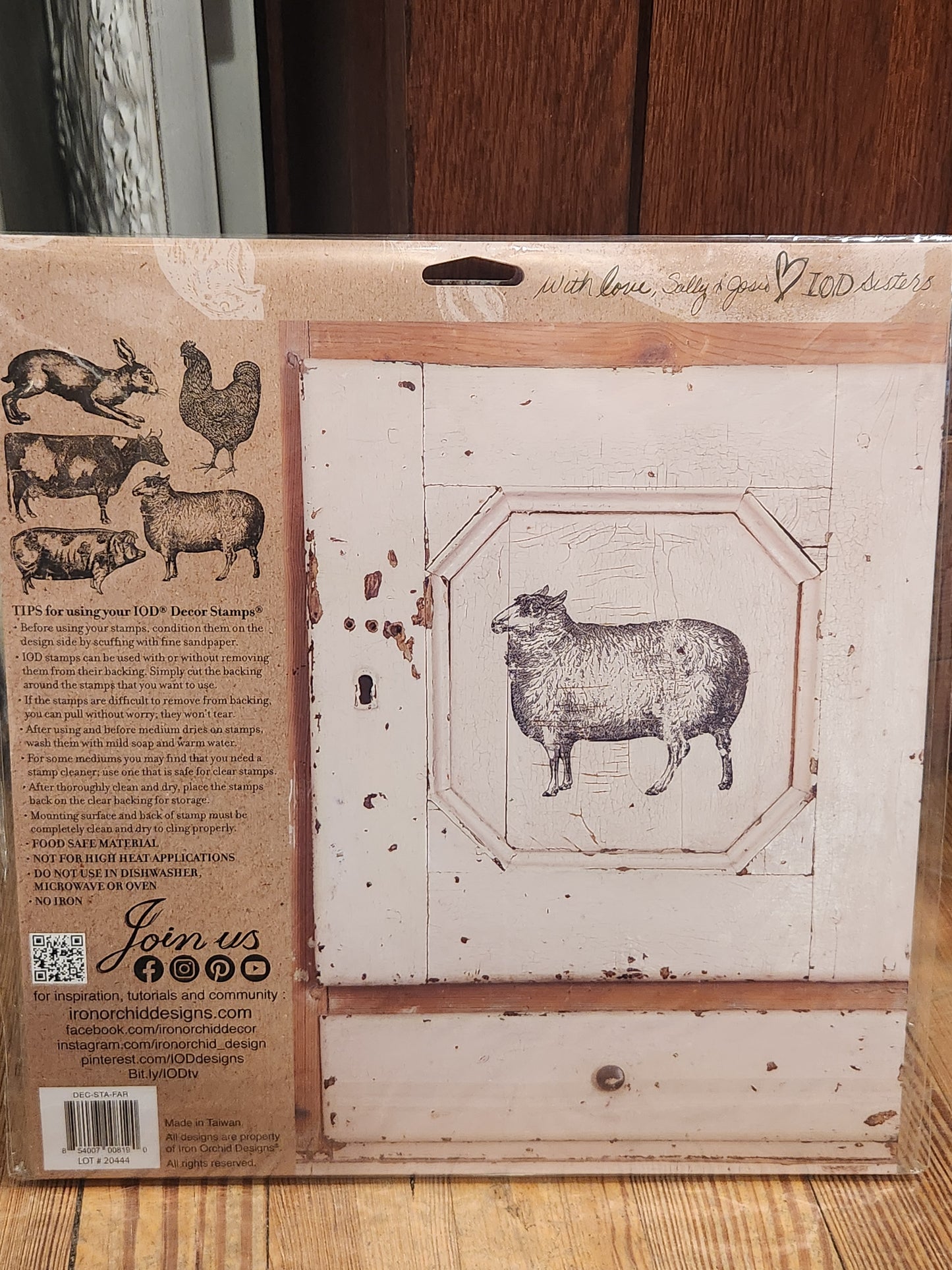 IOD STAMP- Farm Animals