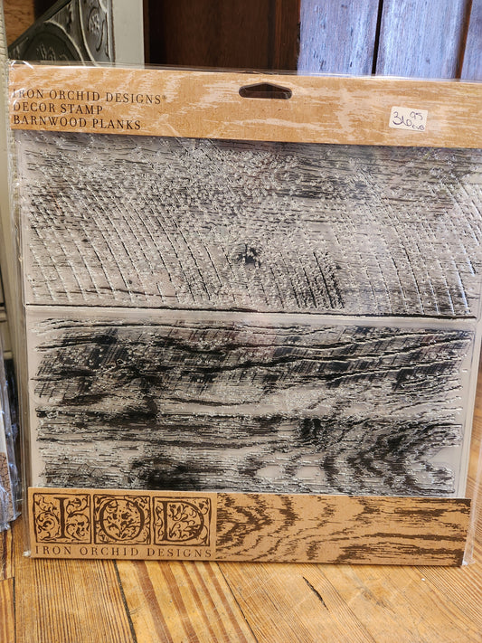 IOD DECOR STAMP- Barnwood Planks