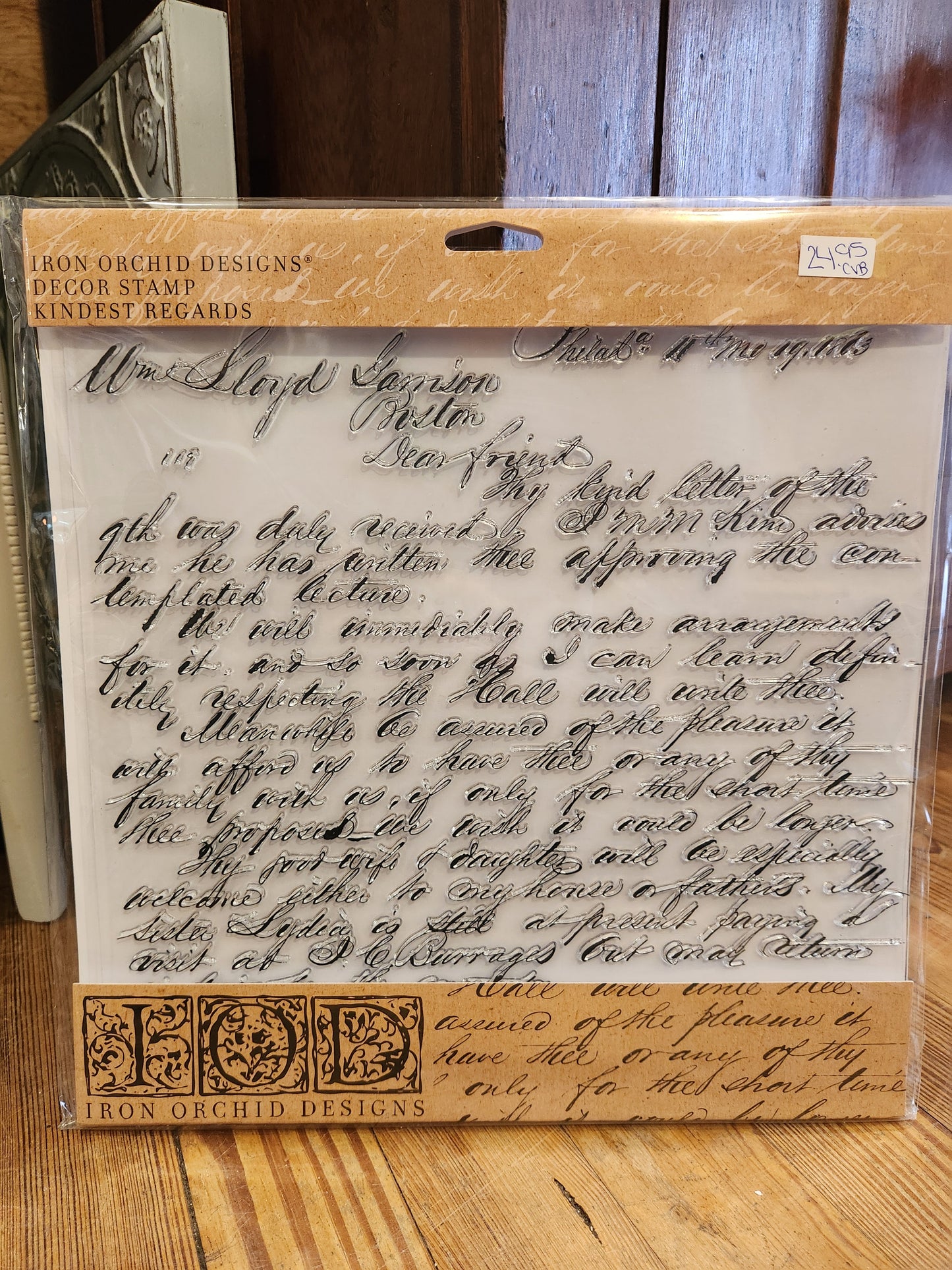 IOD DECOR STAMP- Kindest regards