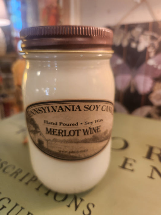 PA SOY CANDLE- Merlot Wine