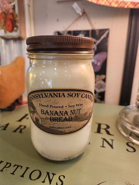 PA SOY CANDLE- Banana Nut Bread