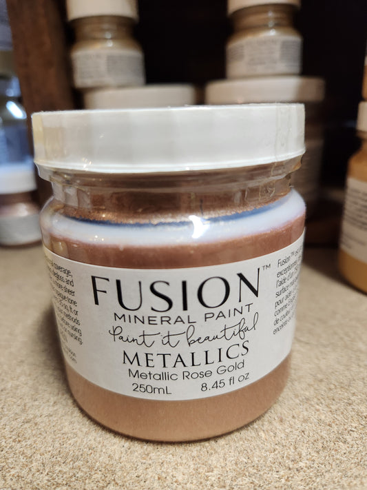 FUSION MINERAL PAINT- Metallics Rose Gold 250 ml