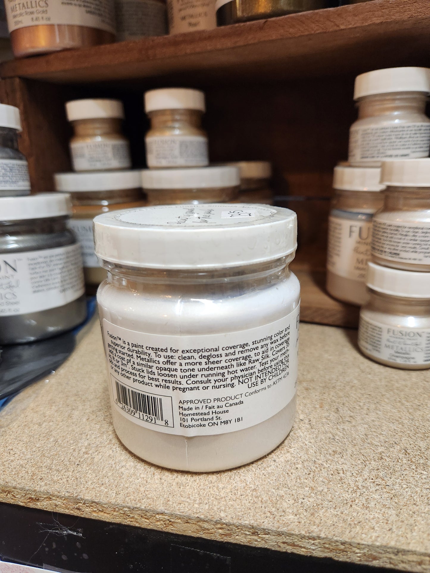FUSION MINERAL PAINT- Metallics Pearl 250ml
