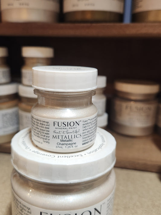 FUSION MINERAL PAINT- Metallics Champagne 37ml