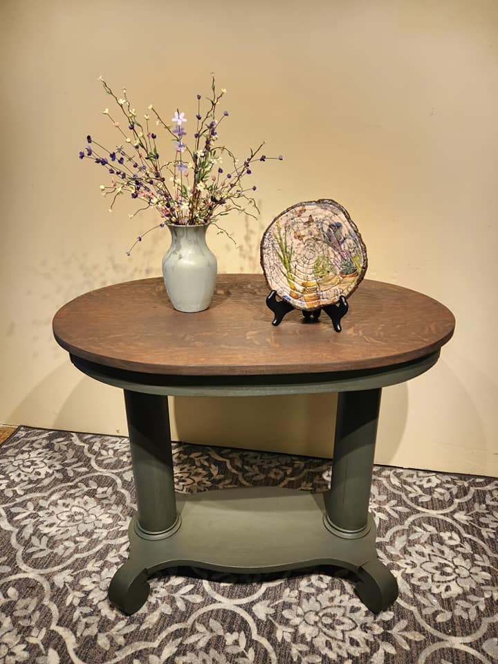 PAINTED WOODEN TABLE
