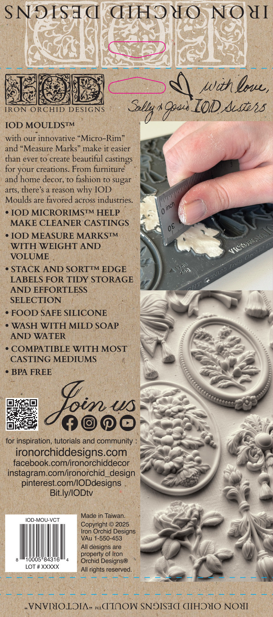 IOD Mould Victoriana 6x10