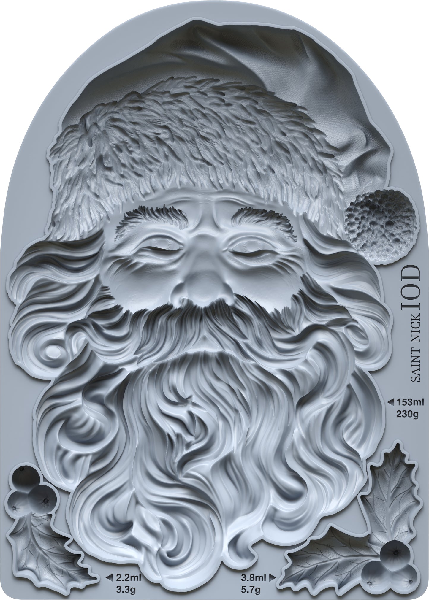 IOD Mould Saint Nick 5x7