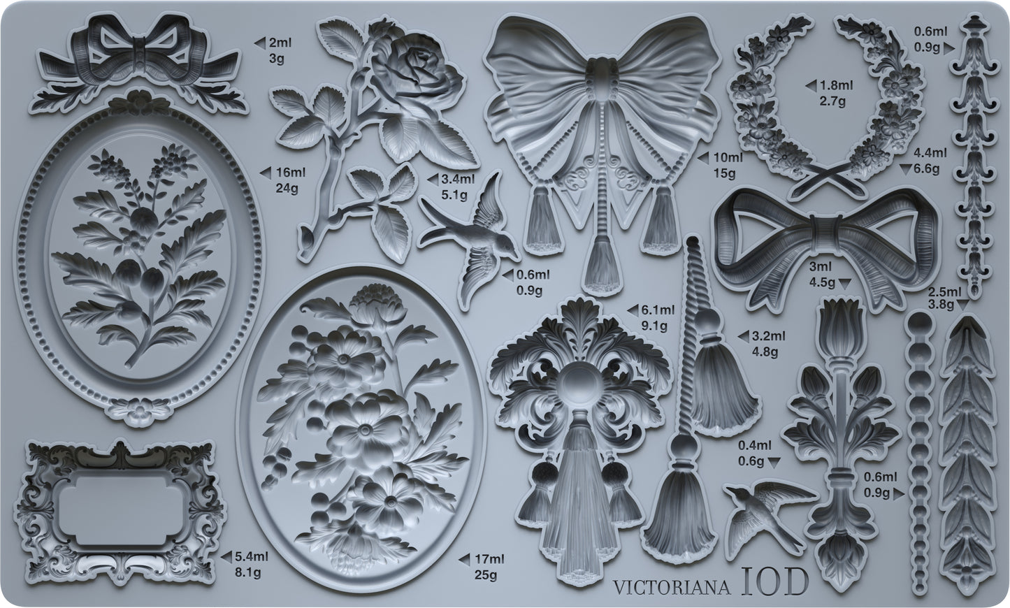 IOD Mould Victoriana 6x10