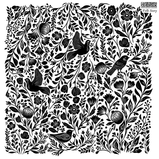 IOD DECOR STAMP-  Folk Story