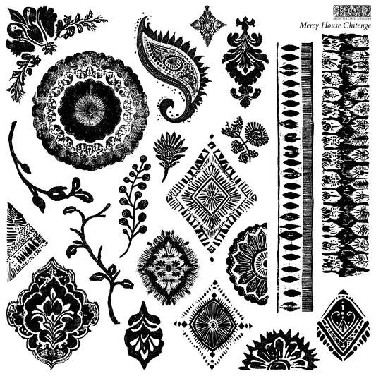 IOD DECOR STAMP-  Mercy House Chitenge