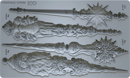 IOD MOULD Christmas Tapers