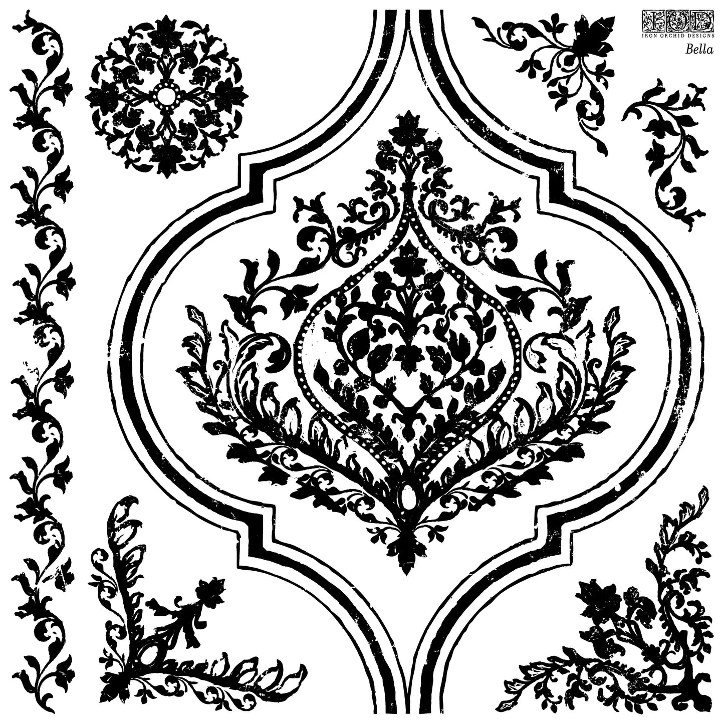 IOD DECOR STAMP- Bella