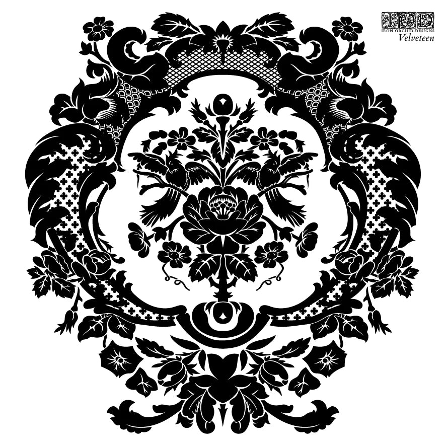 IOD DECOR STAMPS- Velveteen 6 x 6