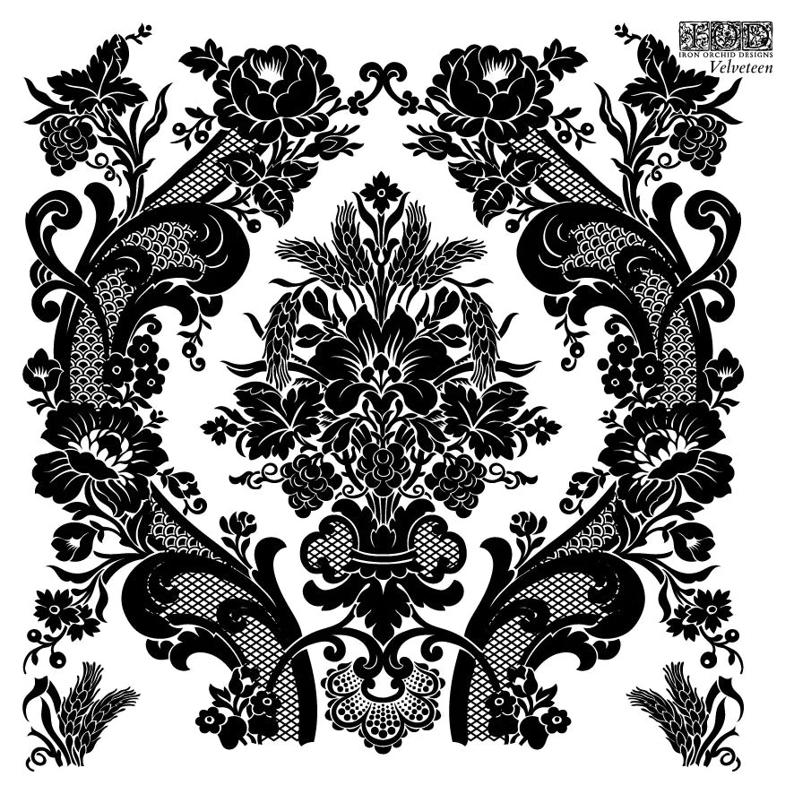 IOD DECOR STAMPS- Velveteen 6 x 6