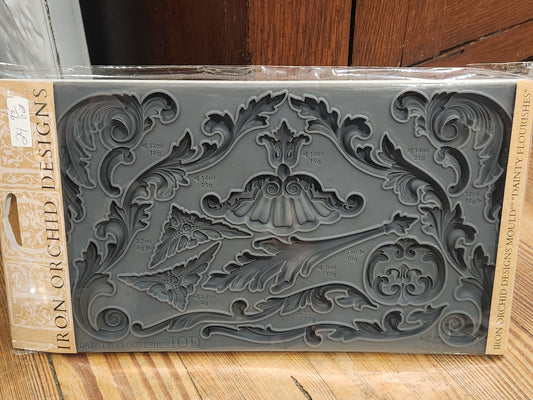 IOD MOULD Dainty Flourishes