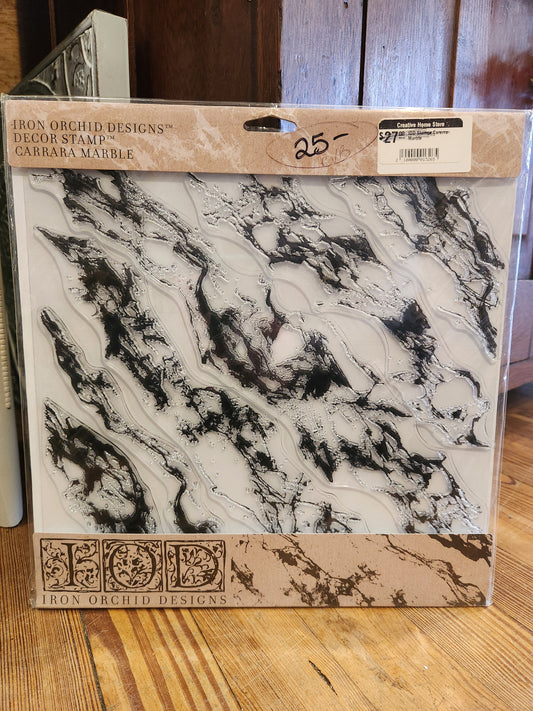 IOD DECOR STAMP-Carrara Marble