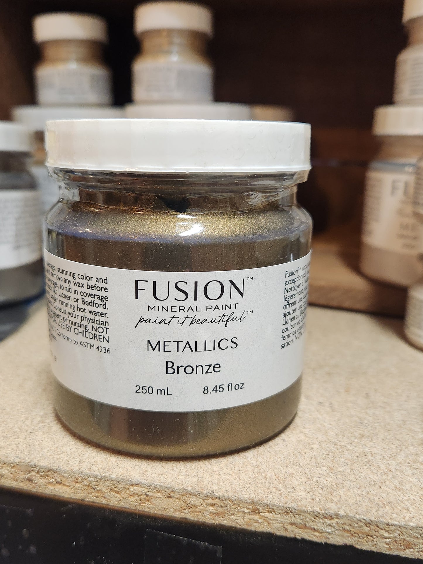 FUSION MINERAL PAINT- Metallics Bronze 250ml