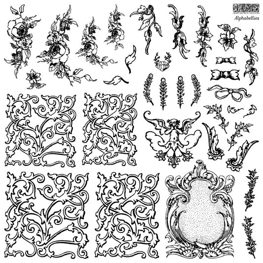 IOD DECOR STAMPS- Alphabellies