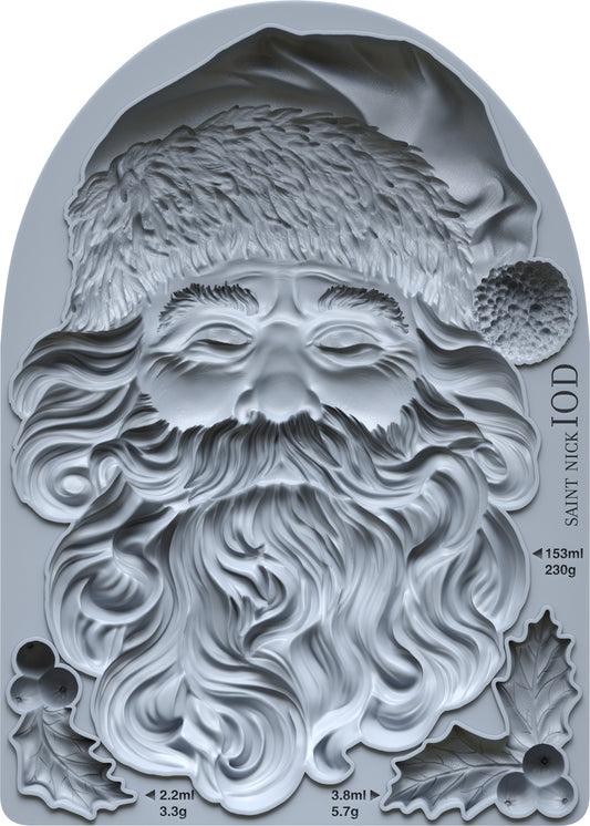 IOD Mould Saint Nick 5x7