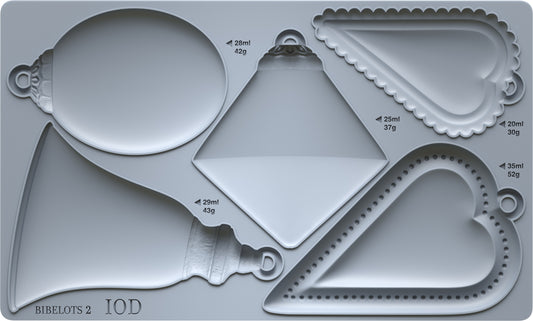 IOD Mould Bibelots 2 6x10