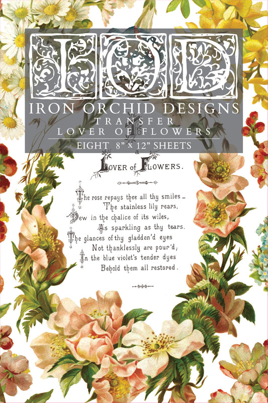 IOD TRANSFER- Lover of Flowers