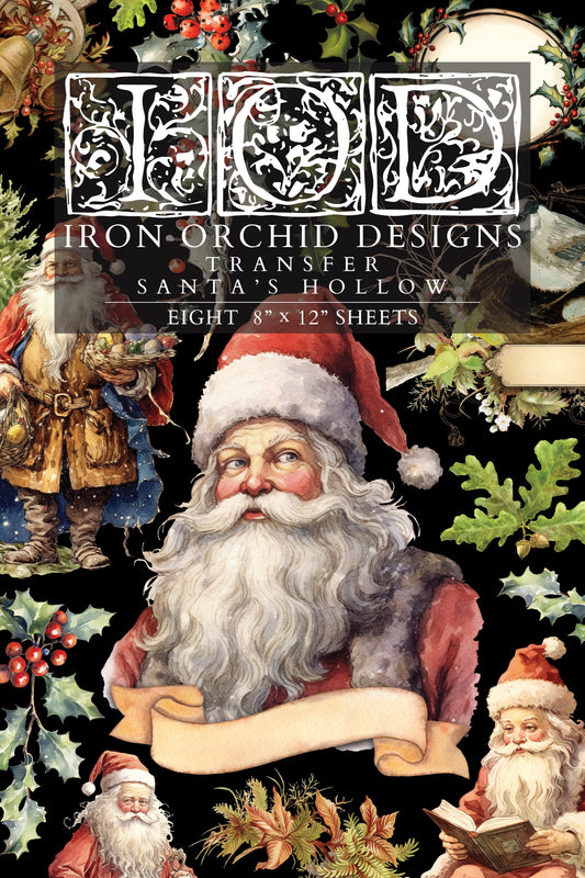 IOD TRANSFER- Santa's Hollow IOD Transfer 8x12