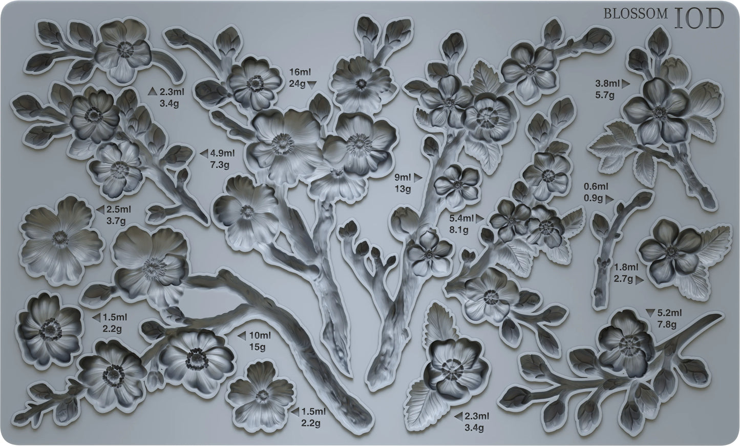 IOD Mould Blossom 6 x 10