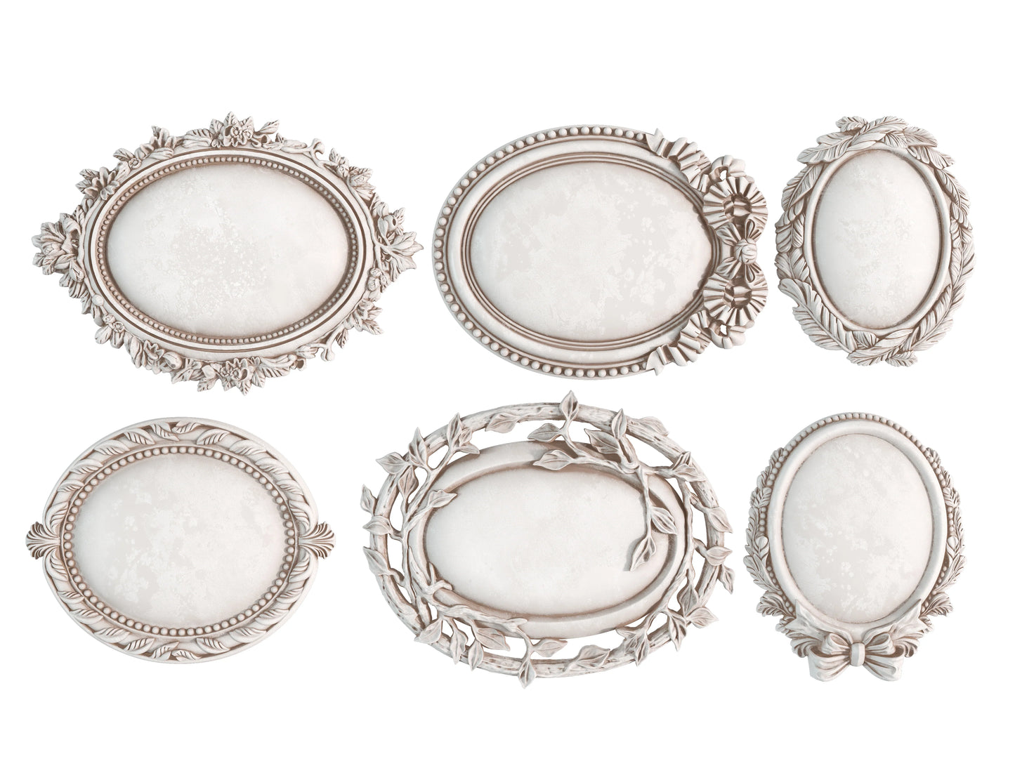 IOD Mould Vintage Brooches 6 x 10