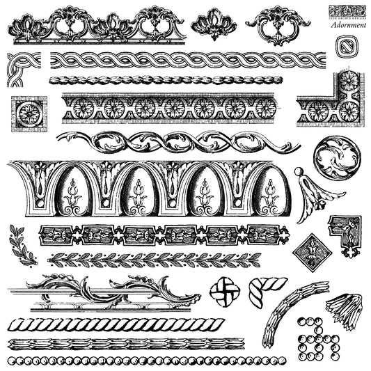 IOD DECOR STAMP- Adornment 12x12