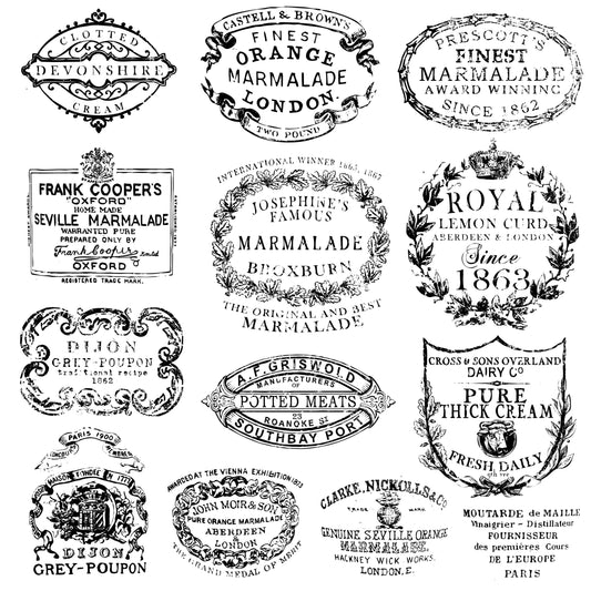 IOD DECOR STAMP-Crockery