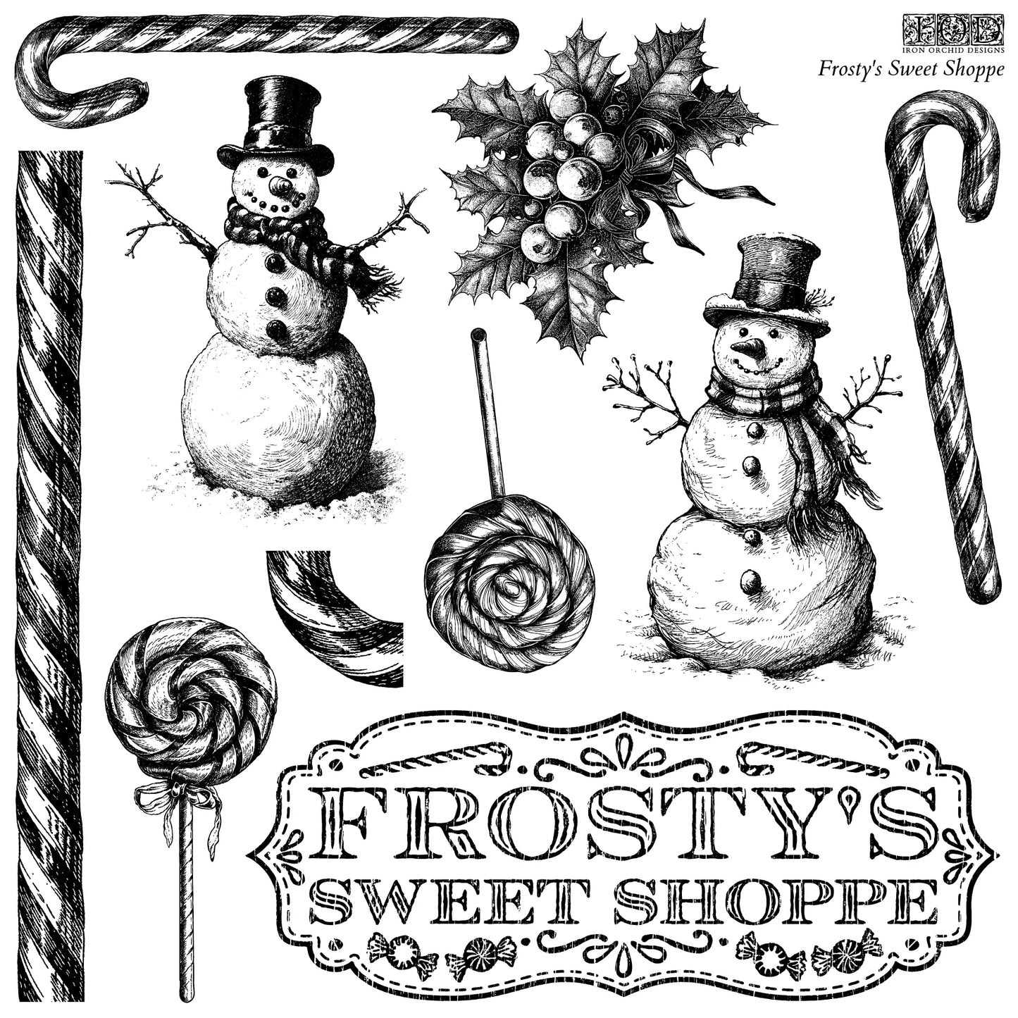 IOD STAMP- Frosty's Sweet Shoppe