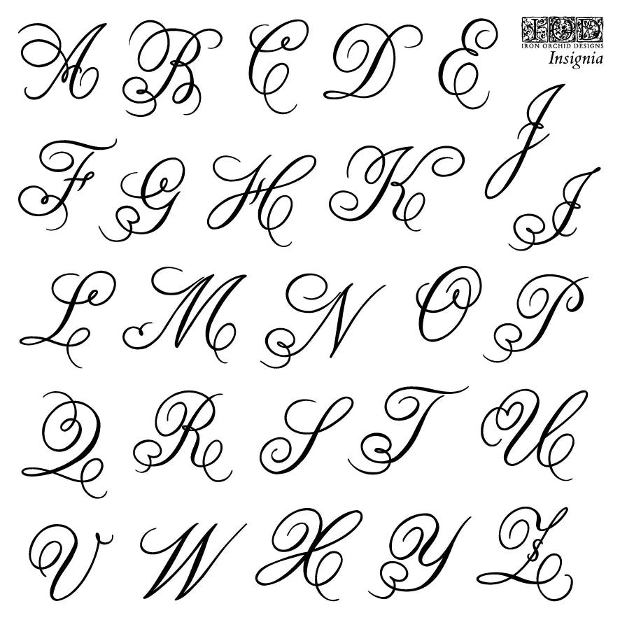 IOD DECOR STAMPS- Insignia 6 x 6