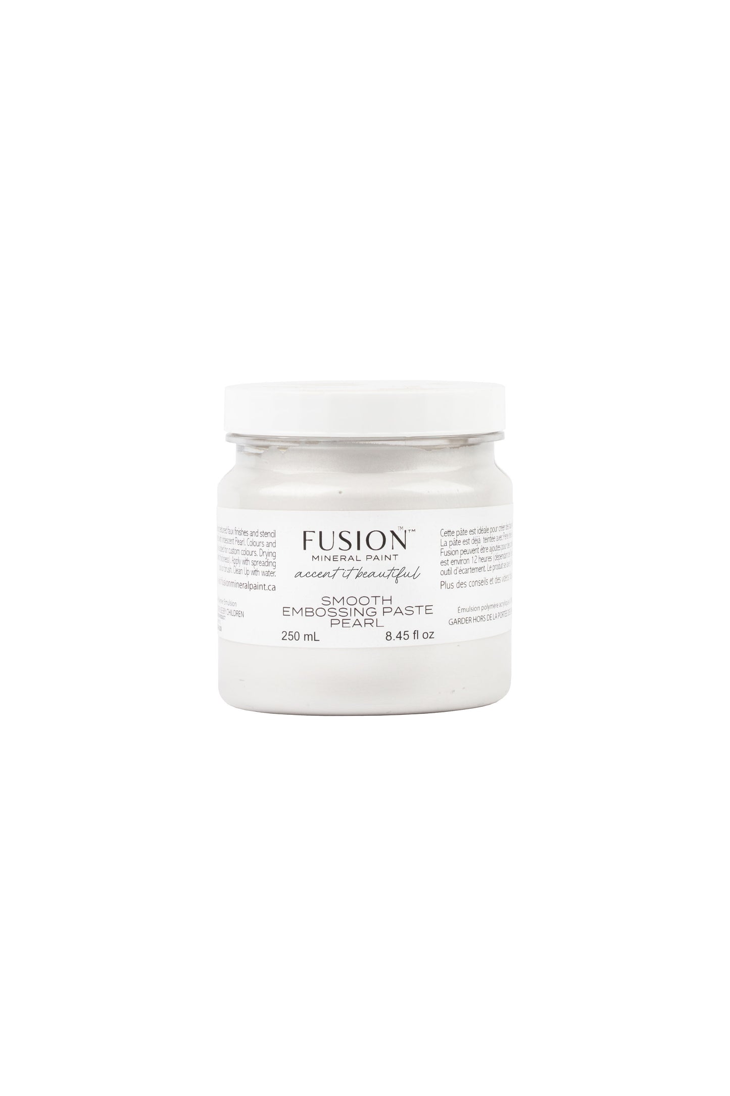 FUSION MINERAL PAINT- SMOOTH EMBOSSING PASTE PEARL